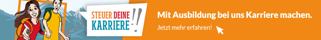 Banner Steuer deine Karriere